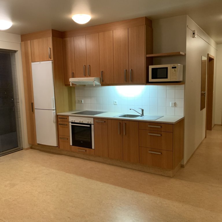 Eldhús í þriggja herbergja íbúð