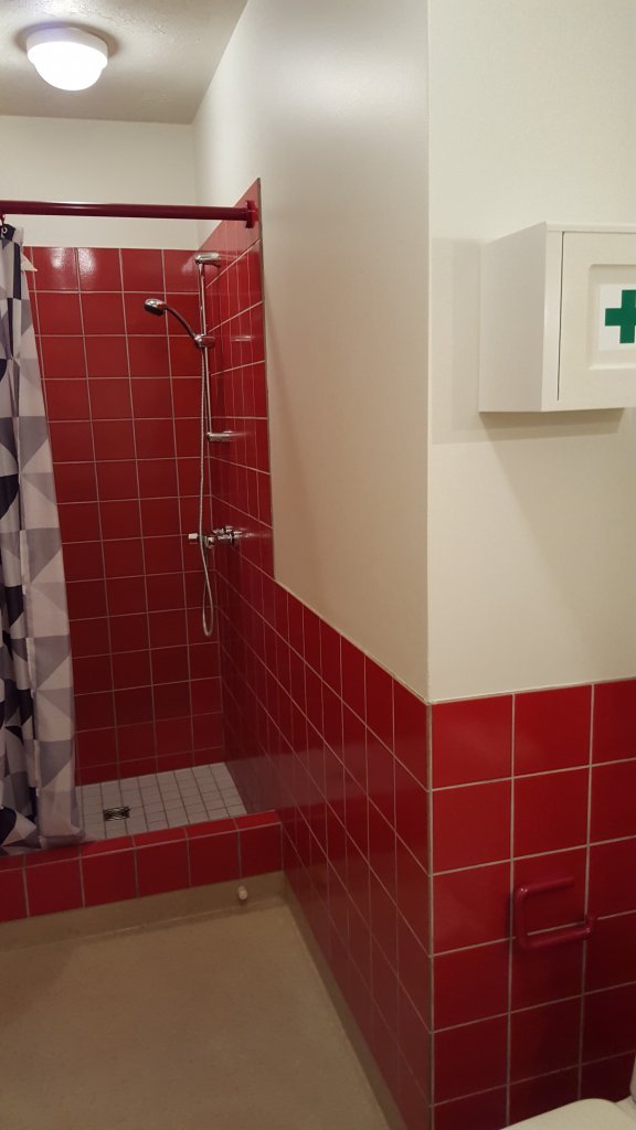 Baðherbergi, sturta