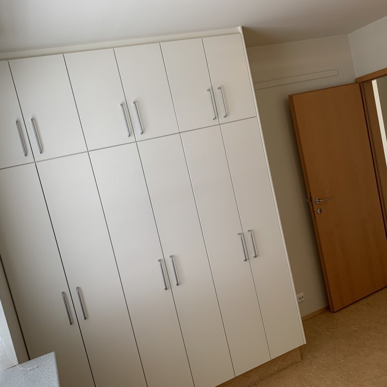 Wardrobe in a one-bedroom apartment