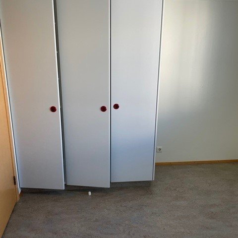 Wardrobe in a one-bedroom apartment