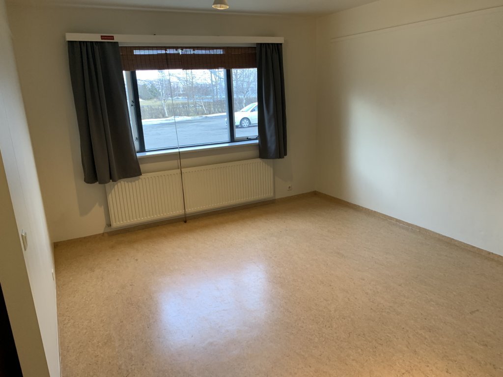 Bedroom in a two-bedroom apartment