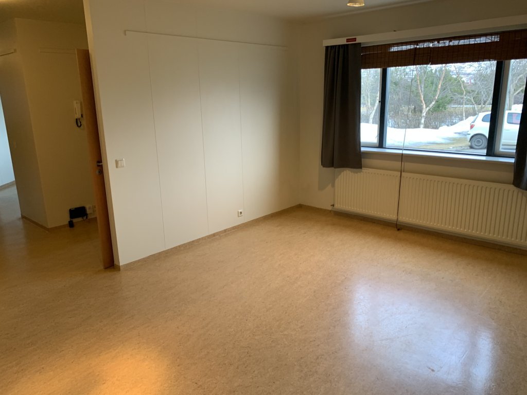 Bedroom in a two-bedroom apartment