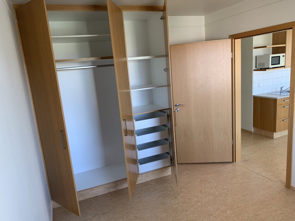 Wardrobe in bedroom