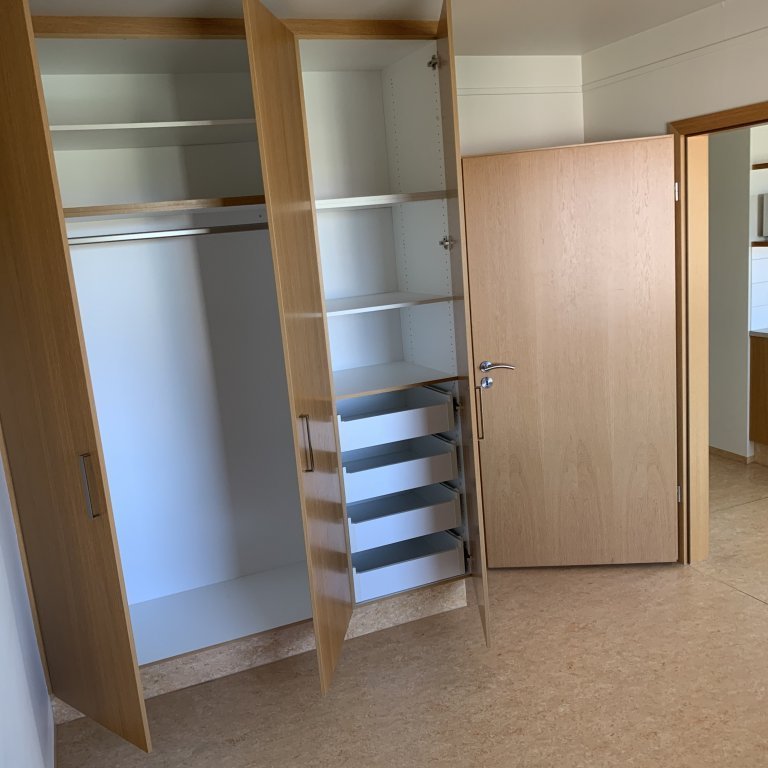 Wardrobe in bedroom