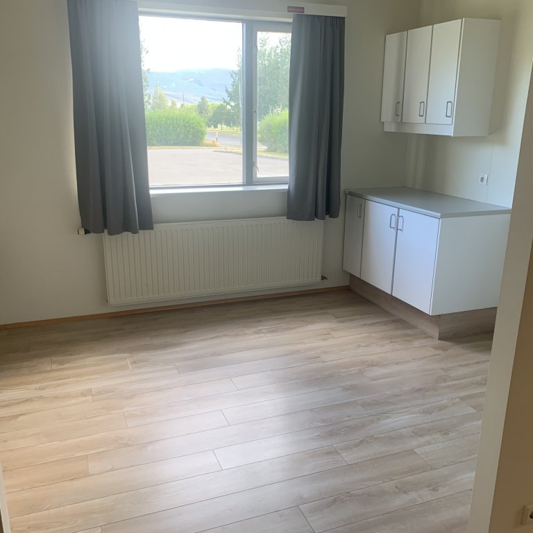 Eldhús í þriggja herbergja íbúð